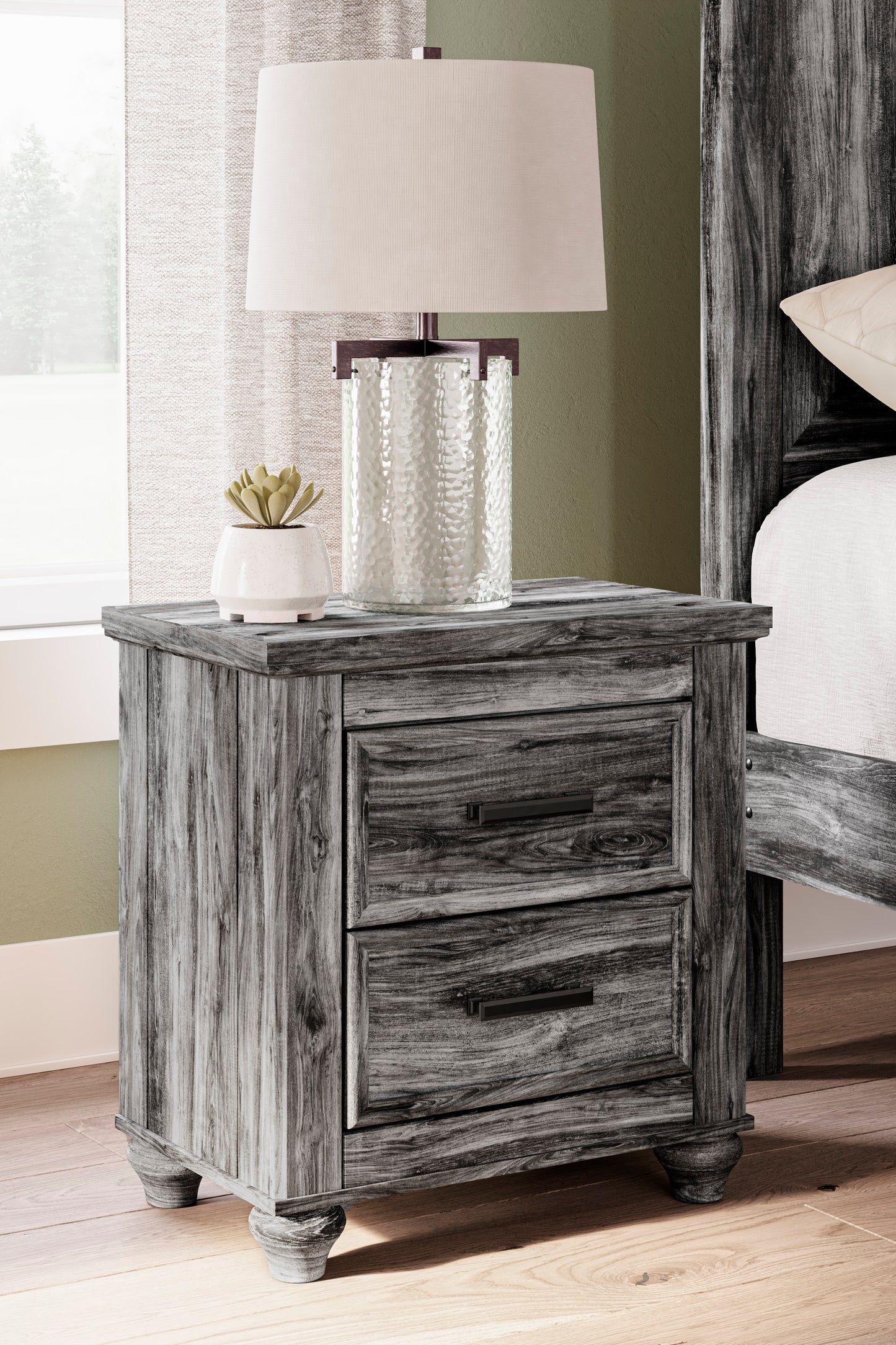 Thyven Two Drawer Night Stand *Discontinued*
