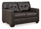 Belziani Leather Loveseat *Discontinued*