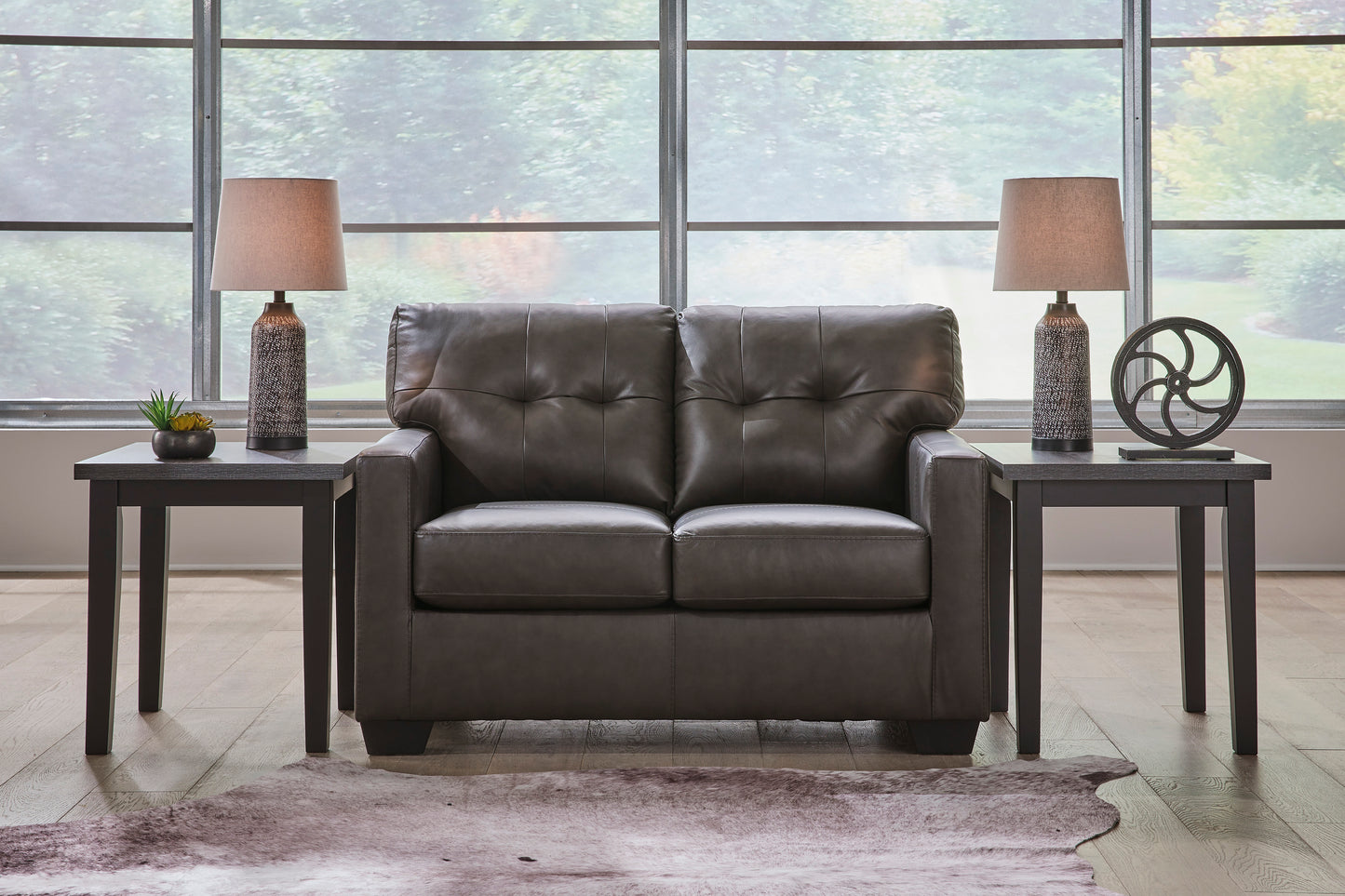 Belziani Leather Loveseat *Discontinued*