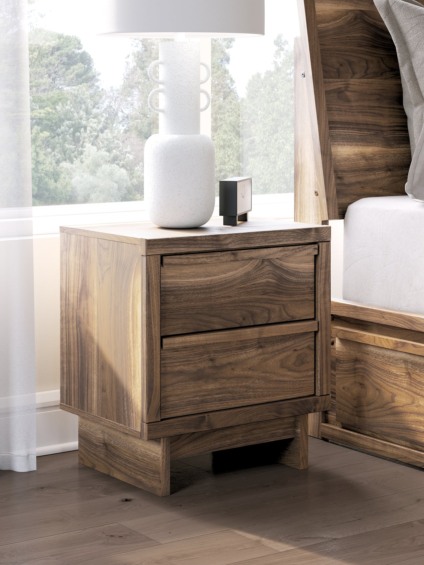 Chirason Two Drawer Night Stand