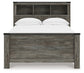 Frandern Full Bookcase Panel Bed