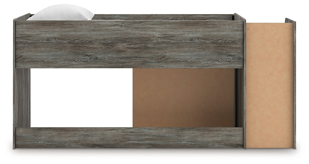 Frandern Twin Loft Bed with Drawer Storage