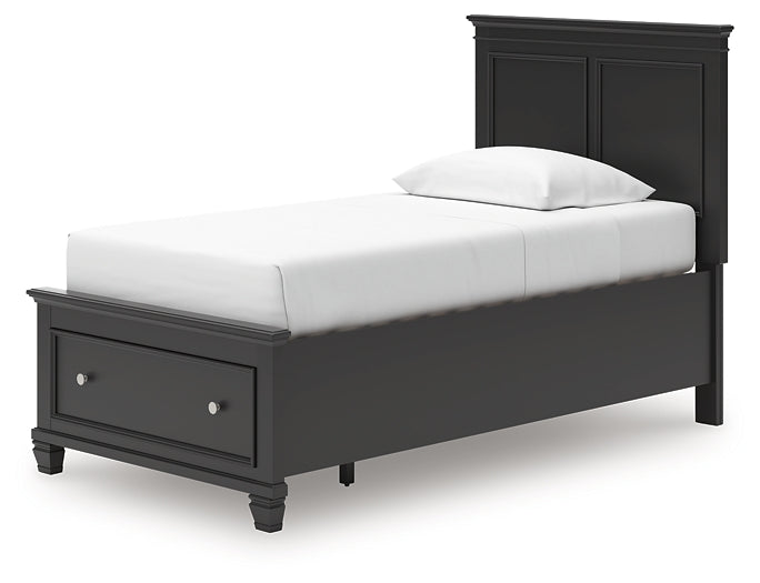 Lanolee Twin Panel Storage Bed