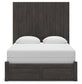 Fraluna Queen Panel Storage Bed with Mirrored Dresser and Nightstand
