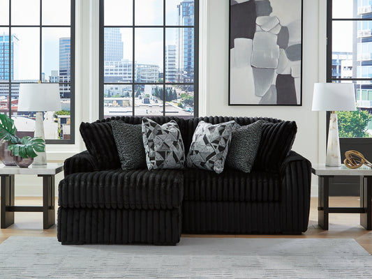 Midnight-Madness 2-Piece Sectional with Chaise