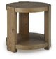 Flangren Round End Table