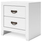 Binterglen King Panel Bed with Mirrored Dresser and Nightstand