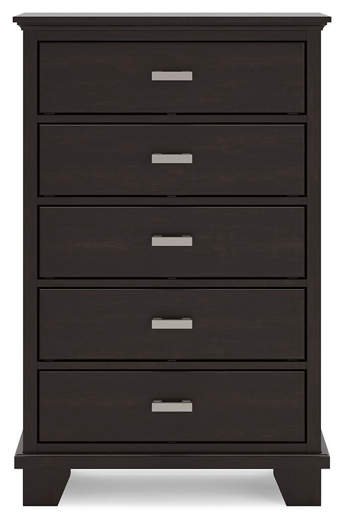 Covetown Twin Panel Bed, Dresser, Mirror, Chest and Nightstand