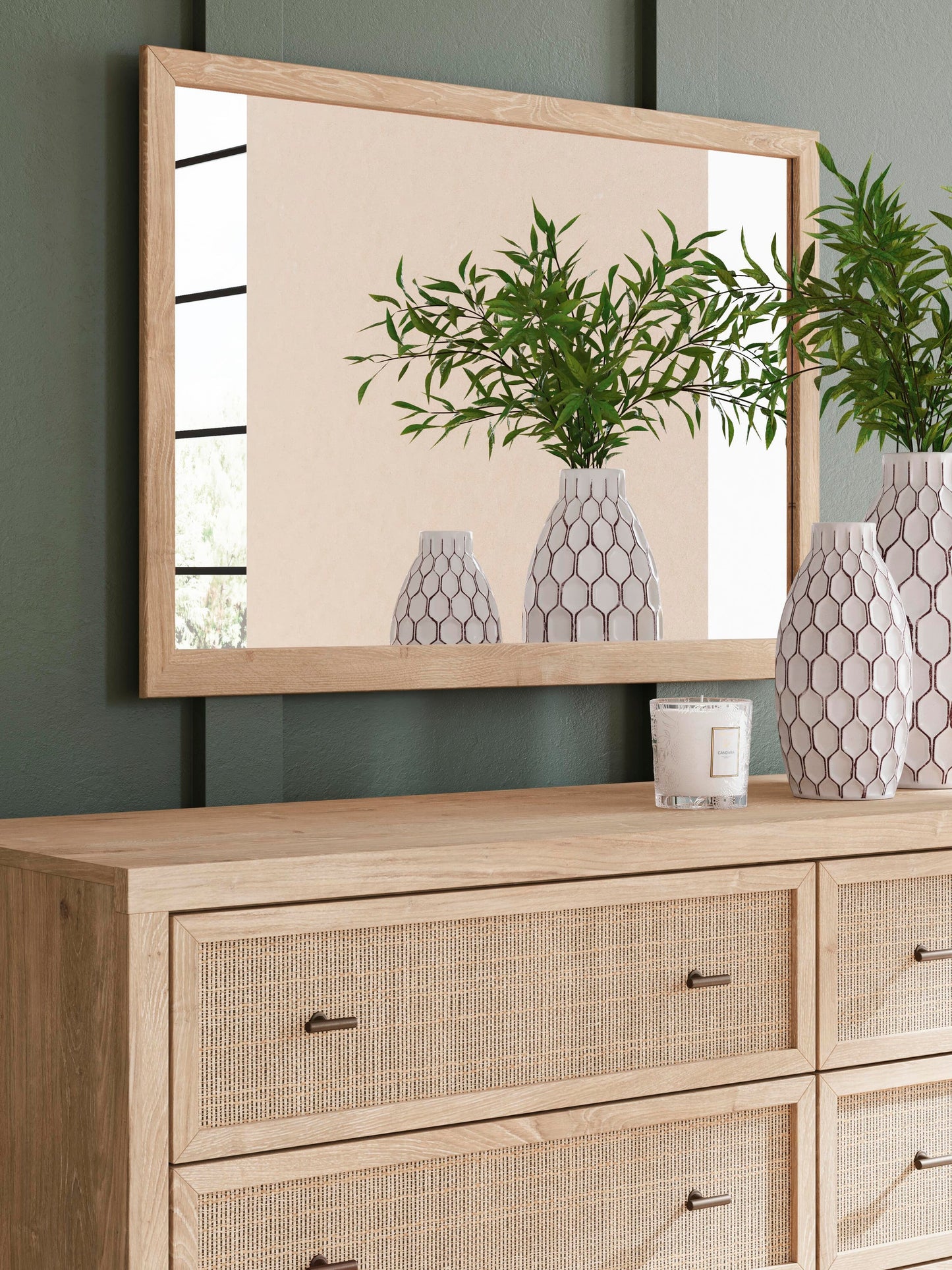 Cielden Queen Panel Headboard, Dresser, Mirror, Chest and Nightstand