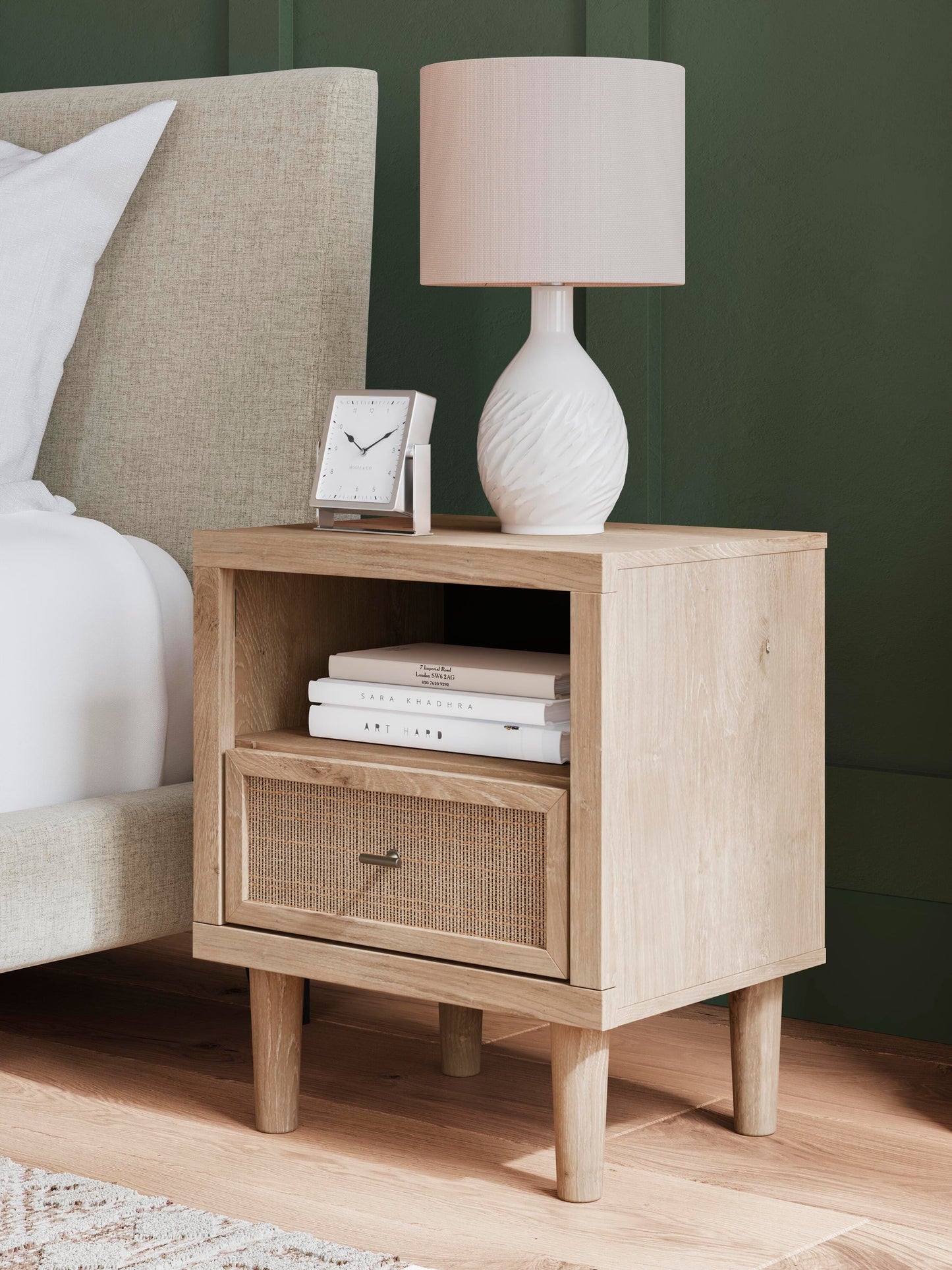Cielden King Panel Headboard, Dresser, Mirror, Chest and Nightstand
