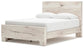 Lawroy Queen Panel Bed with Storage, Dresser, Mirror, Chest and Nightstand