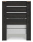 Delmorta Twin Panel Bed, Dresser, Mirror, Chest and Nightstand