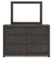 Parlayon Queen Panel Bed, Dresser, Mirror and Nightstand