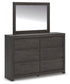 Parlayon Queen Panel Storage Bed, Dresser and Mirror