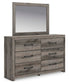 Urbanoore Queen Panel Bed, Dresser, Mirror, Chest and Nightstand
