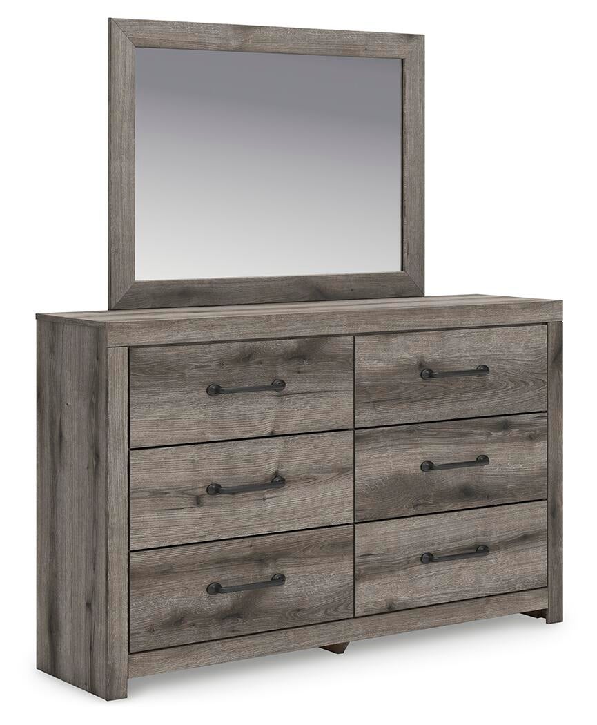 Urbanoore Twin Panel Storage Bed, Dresser, Mirror and Nightstand