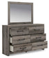 Urbanoore Full Panel Bed, Dresser, Mirror, Chest and Nightstand