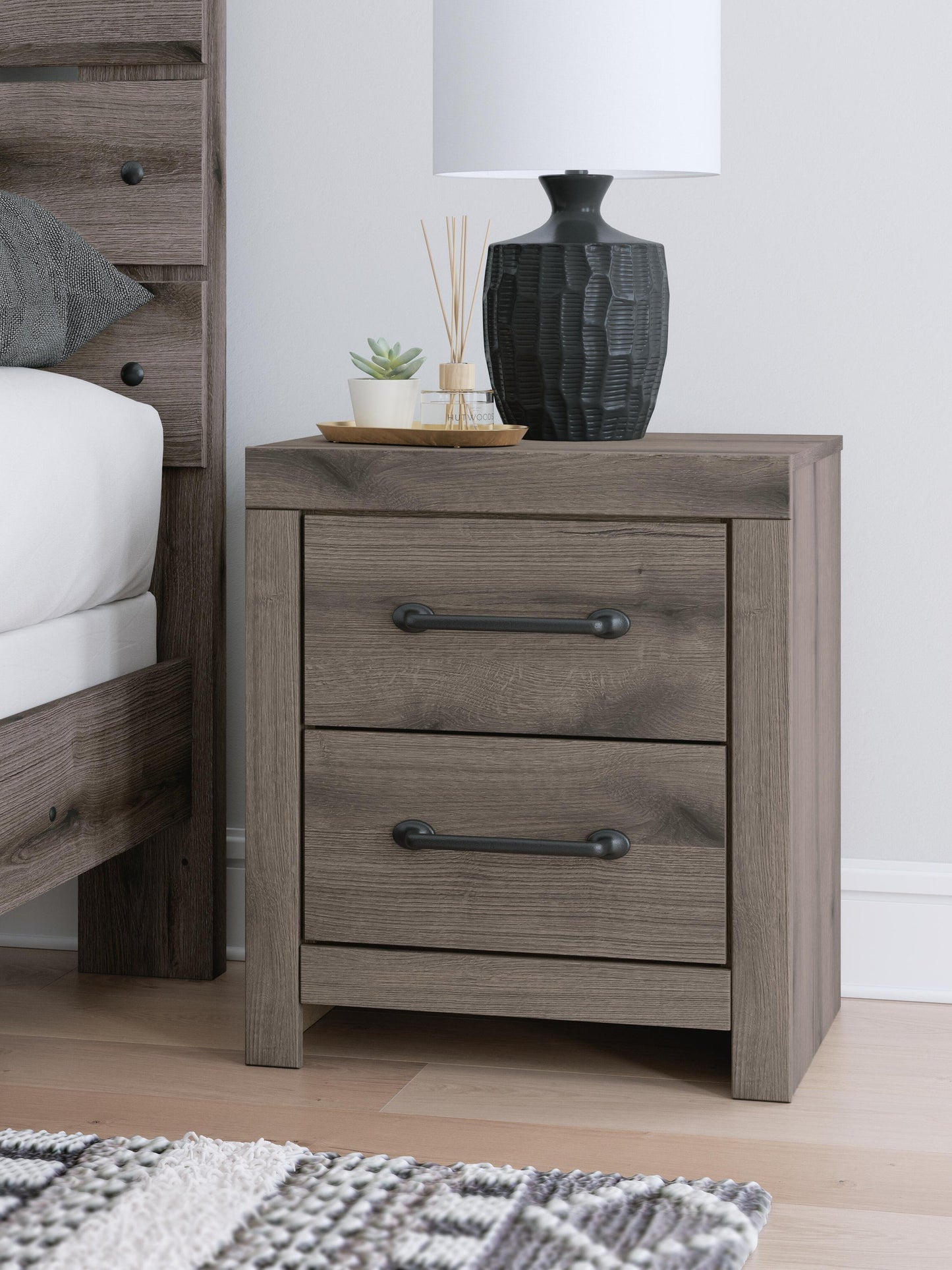 Urbanoore Full Panel Storage Bed, Dresser, Mirror and Nightstand