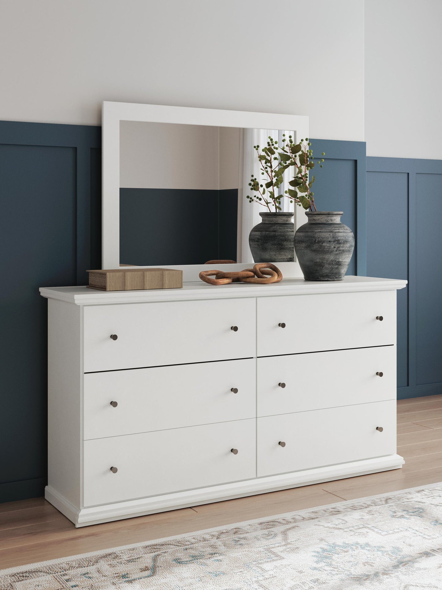 Bostwick Shoals Queen Panel Bed, Dresser, Mirror, Chest and Nightstand