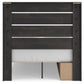 Delmorta Full Panel Storage Bed, Dresser, Mirror, Chest and Nightstand