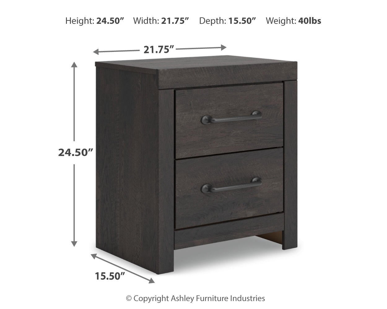 Delmorta Full Panel Storage Bed, Dresser, Mirror, Chest and Nightstand