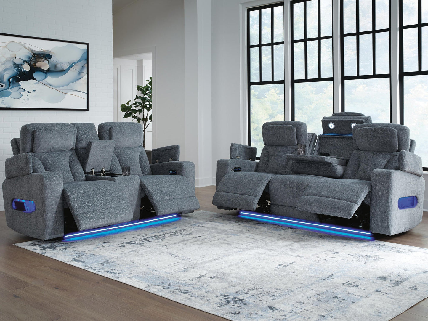 Studio Cave Sofa and Loveseat