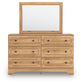Aleaport King Panel Bed with Mirrored Dresser
