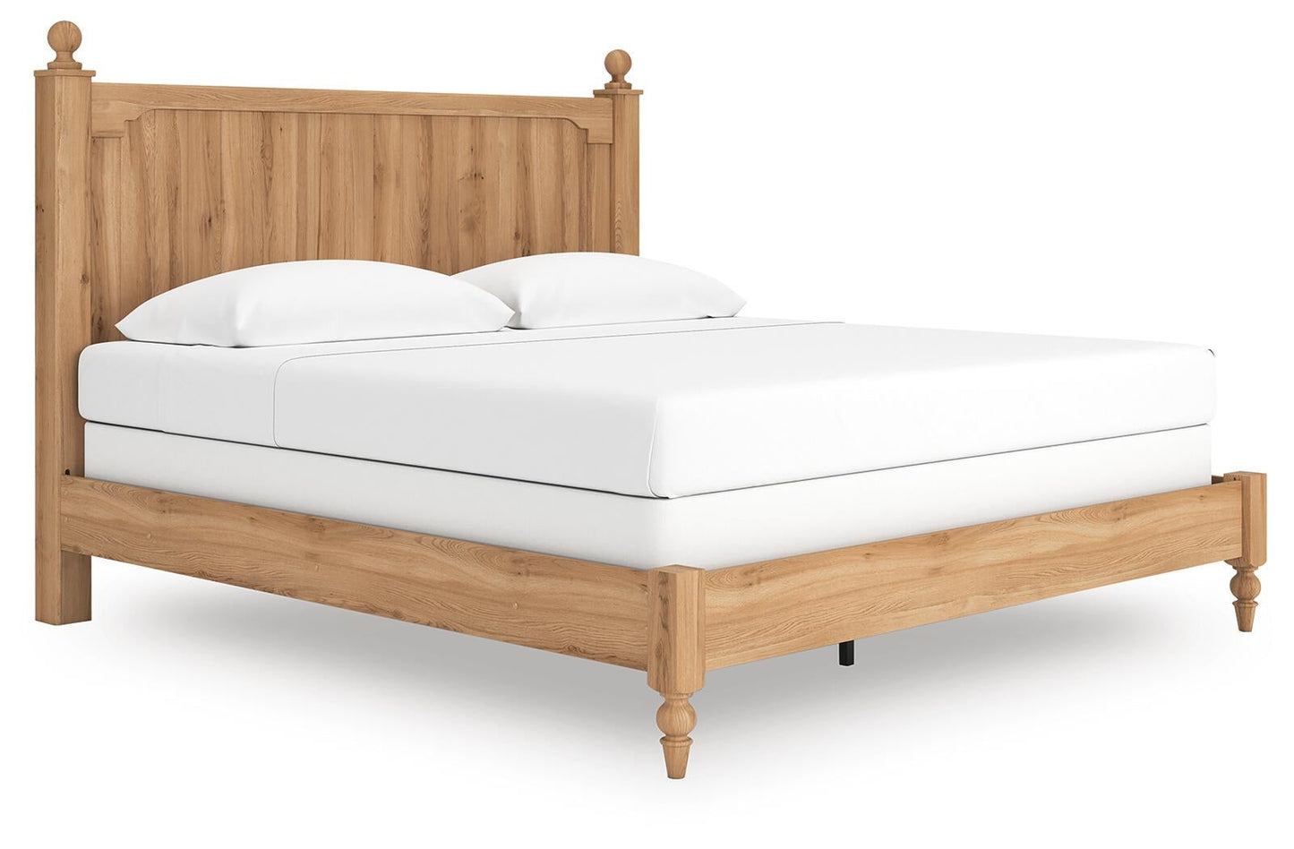 Aleaport King Panel Bed with Mirrored Dresser