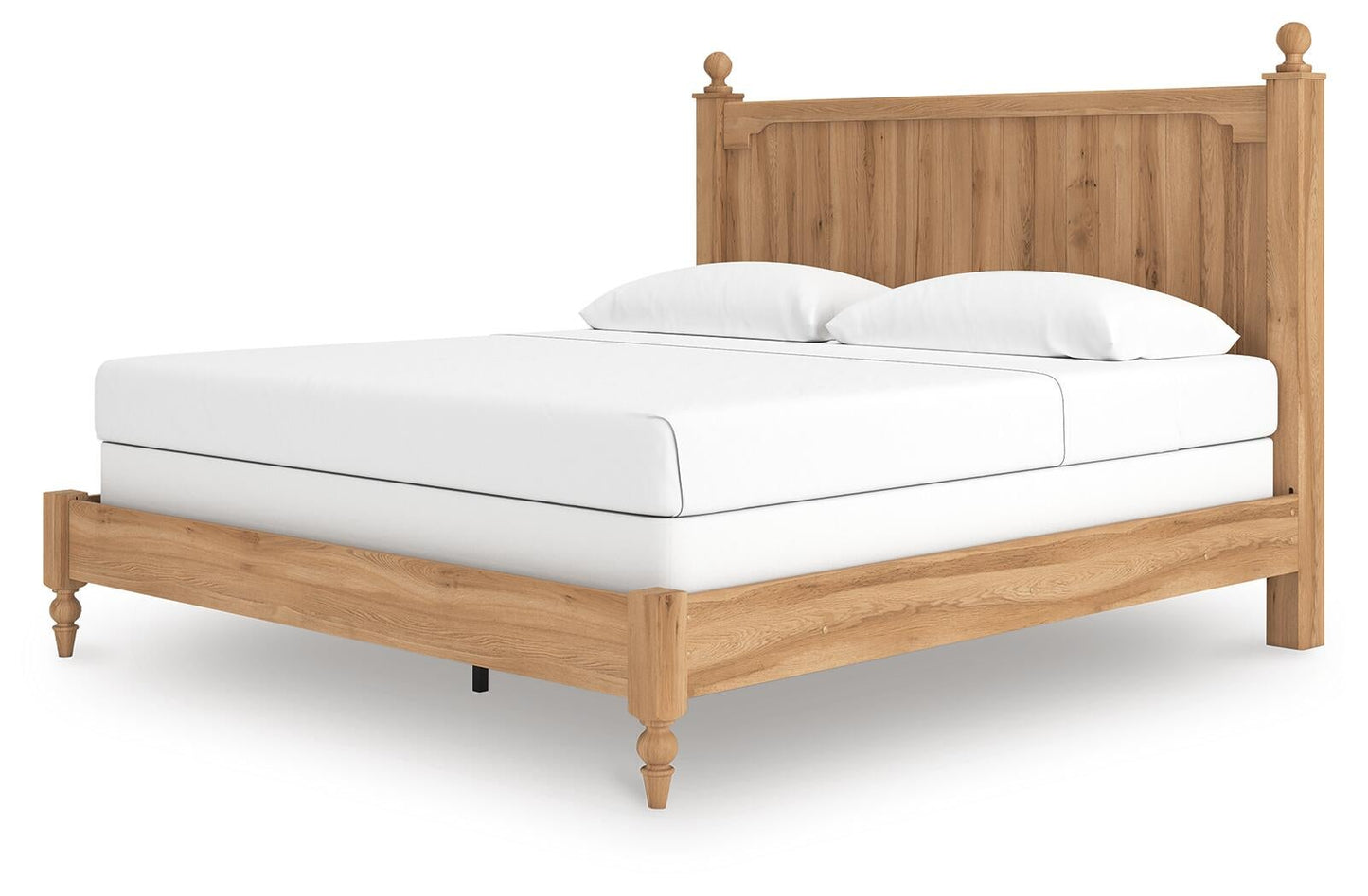 Aleaport King Panel Bed with Mirrored Dresser