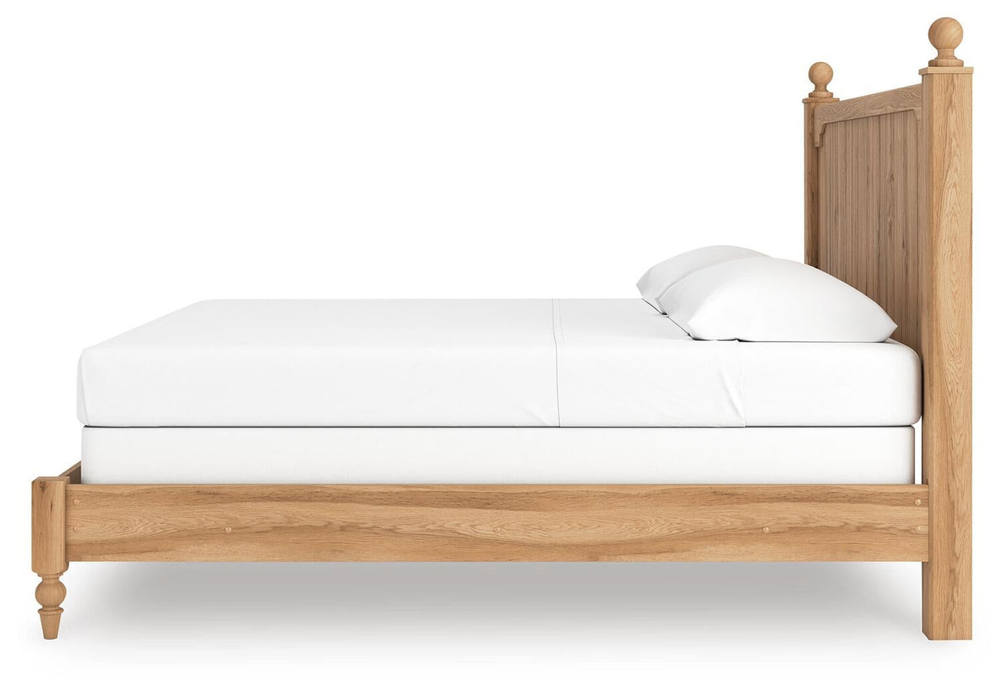 Aleaport King Panel Bed with Mirrored Dresser