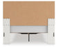 Zuraleus Queen Upholstered Panel Platform Storage Bed, Dresser, Mirror and Nightstand