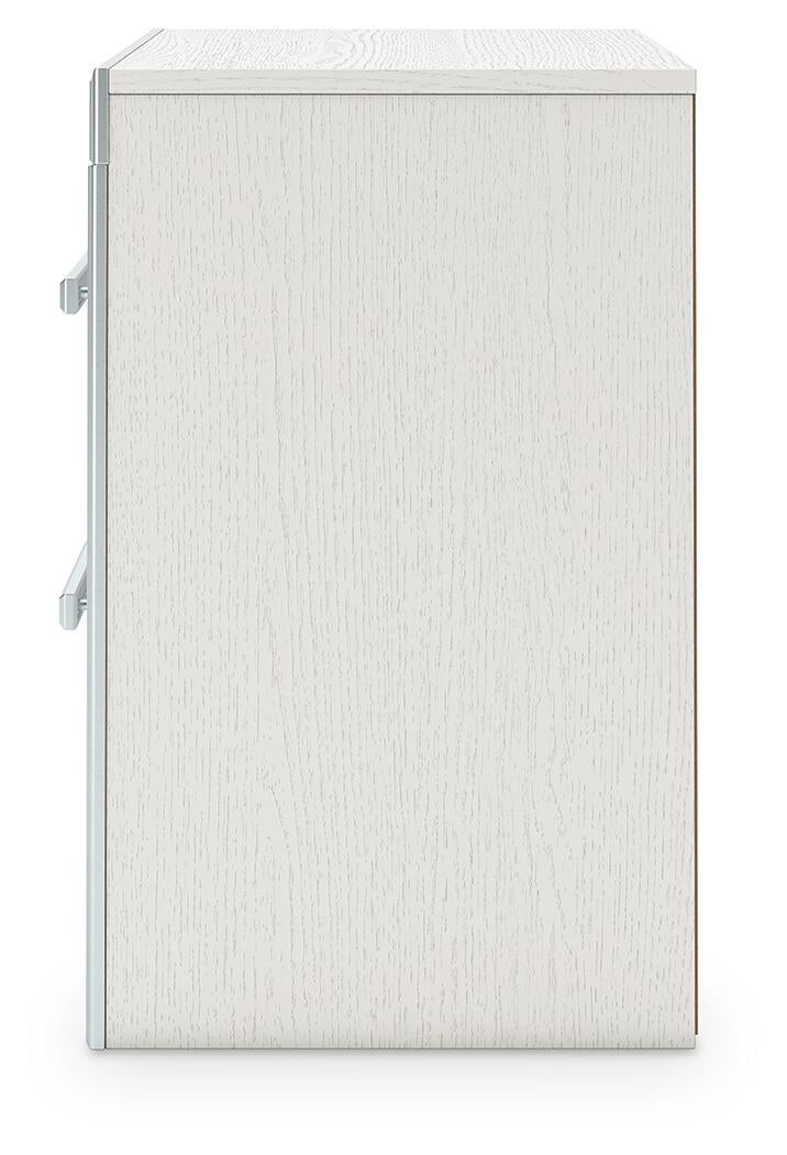 Zuraleus King Upholstered Panel Bed, Dresser, Mirror and Nightstand