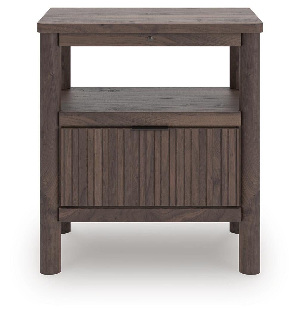 Cadmori Full Panel Platform Bed, Dresser, Mirror, Chest and Nightstand