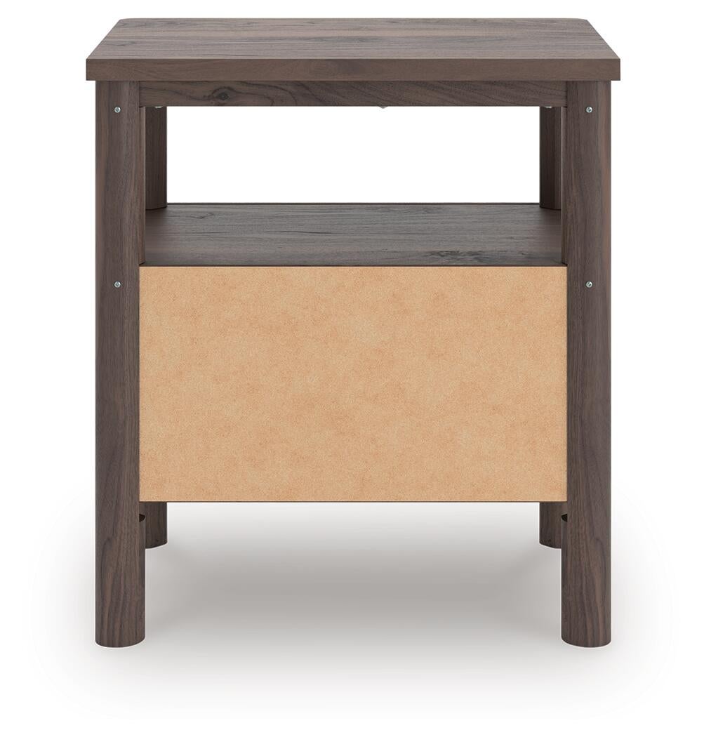 Pamytta Full Panel Platform Bed, Dresser, Mirror and Nightstand