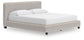 Zuraleus California King Upholstered Bed, Dresser, Mirror and Nightstand