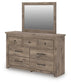 Keithland King Poster Bed, Dresser, Mirror and Nightstand