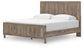 Rusticott King Panel Bed with Mirrored Dresser