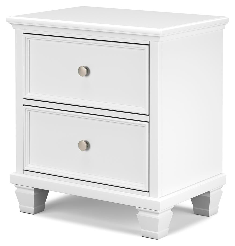 Fortman California King Panel Storage Bed, Dresser, Mirror and Nightstand