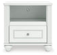 Maylilly Full Upholstered Panel Storage Bed, Dresser, Mirror and Nightstand