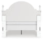 Maylilly Full Upholstered Panel Bed, Dresser, Mirror and Nightstand