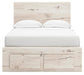 Lawroy Full Panel Storage Bed, Dresser, Mirror and Nightstand