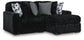 Midnight-Madness 2-Piece Sectional with Chaise